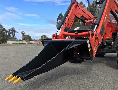 tractor quick attach stump bucket